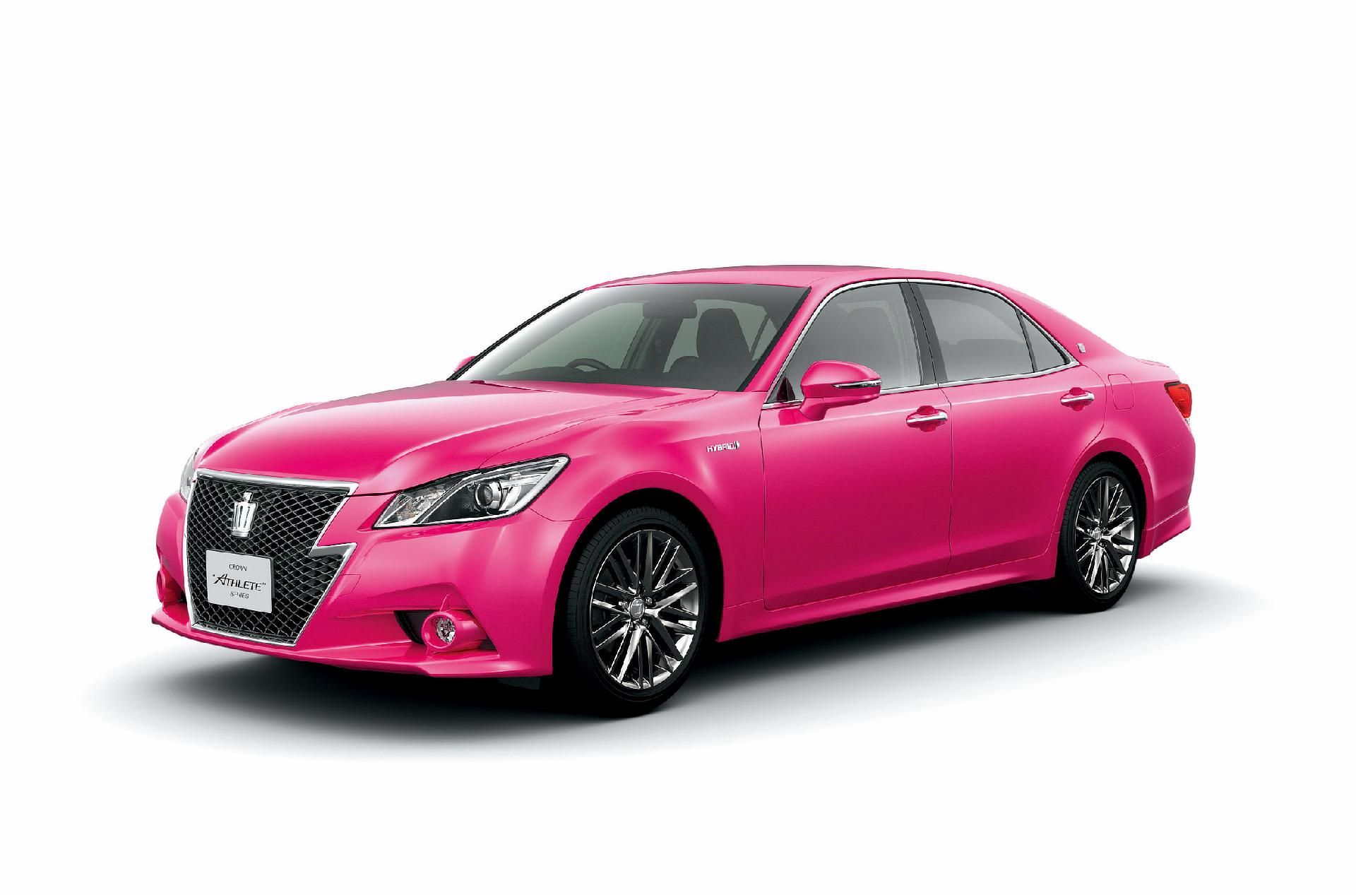 ピンクのクラウン販促キャンペーン仕様車(2012年12月公表)