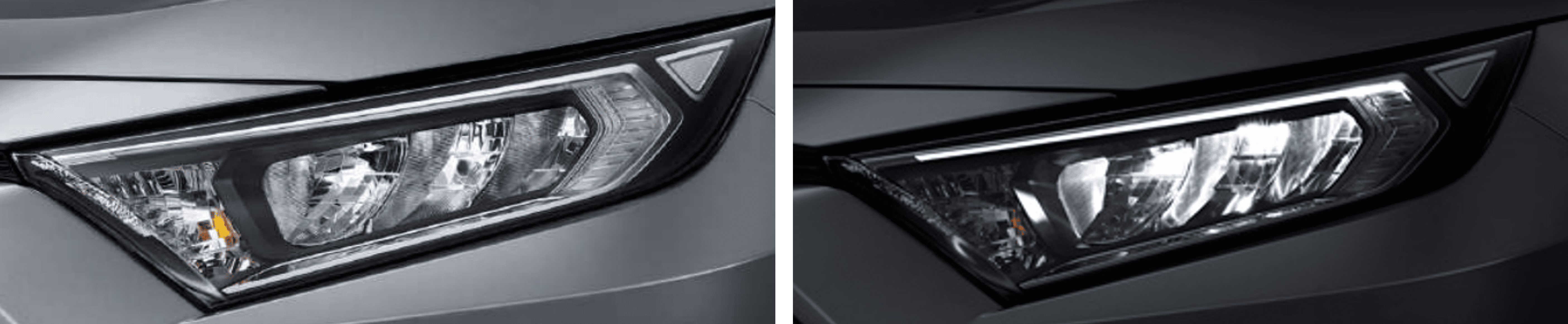 RAV4(ガソリン) フロントランプ前期後期比較