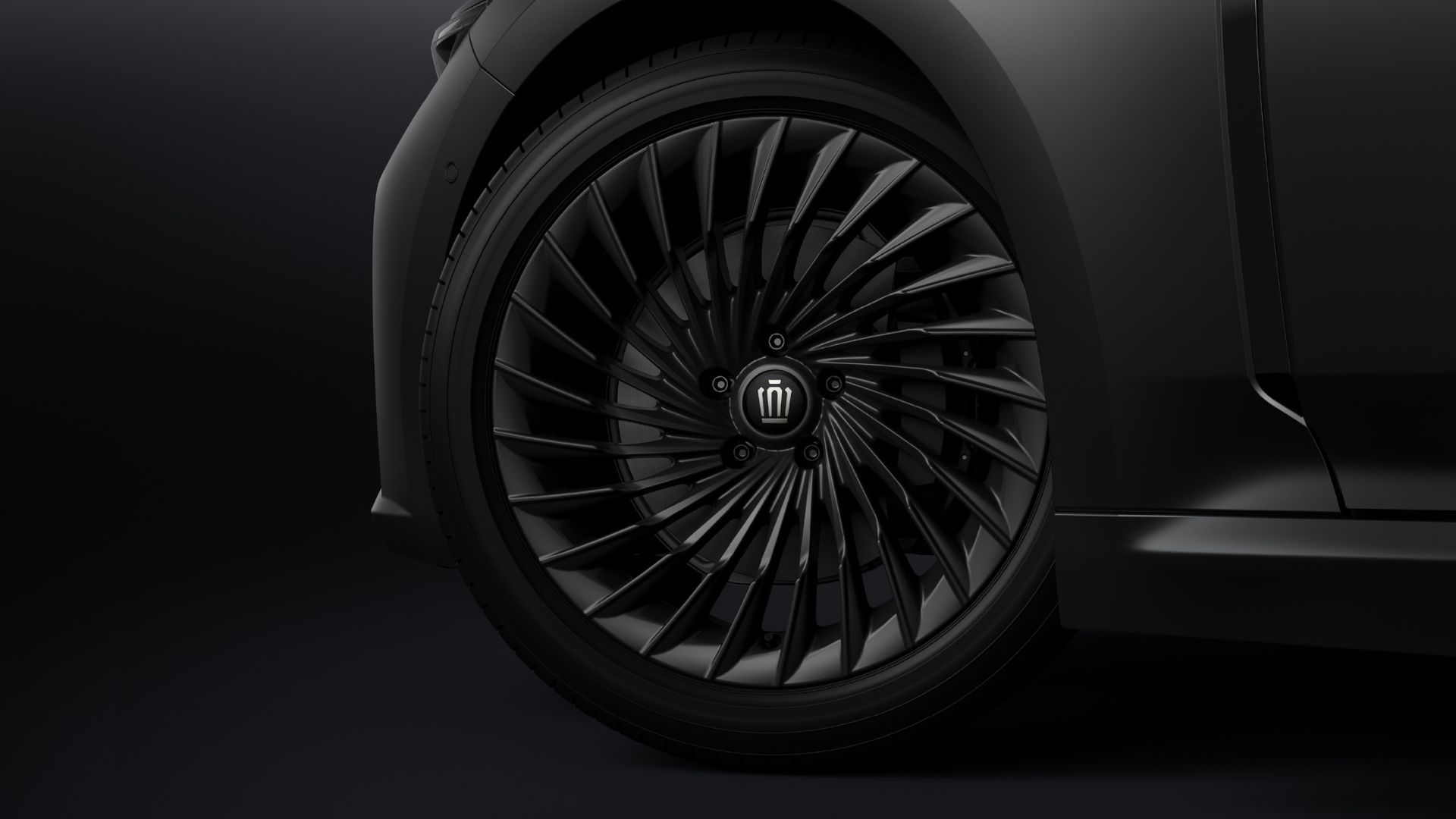 14_クラウン（セダン）マットブラックホイール