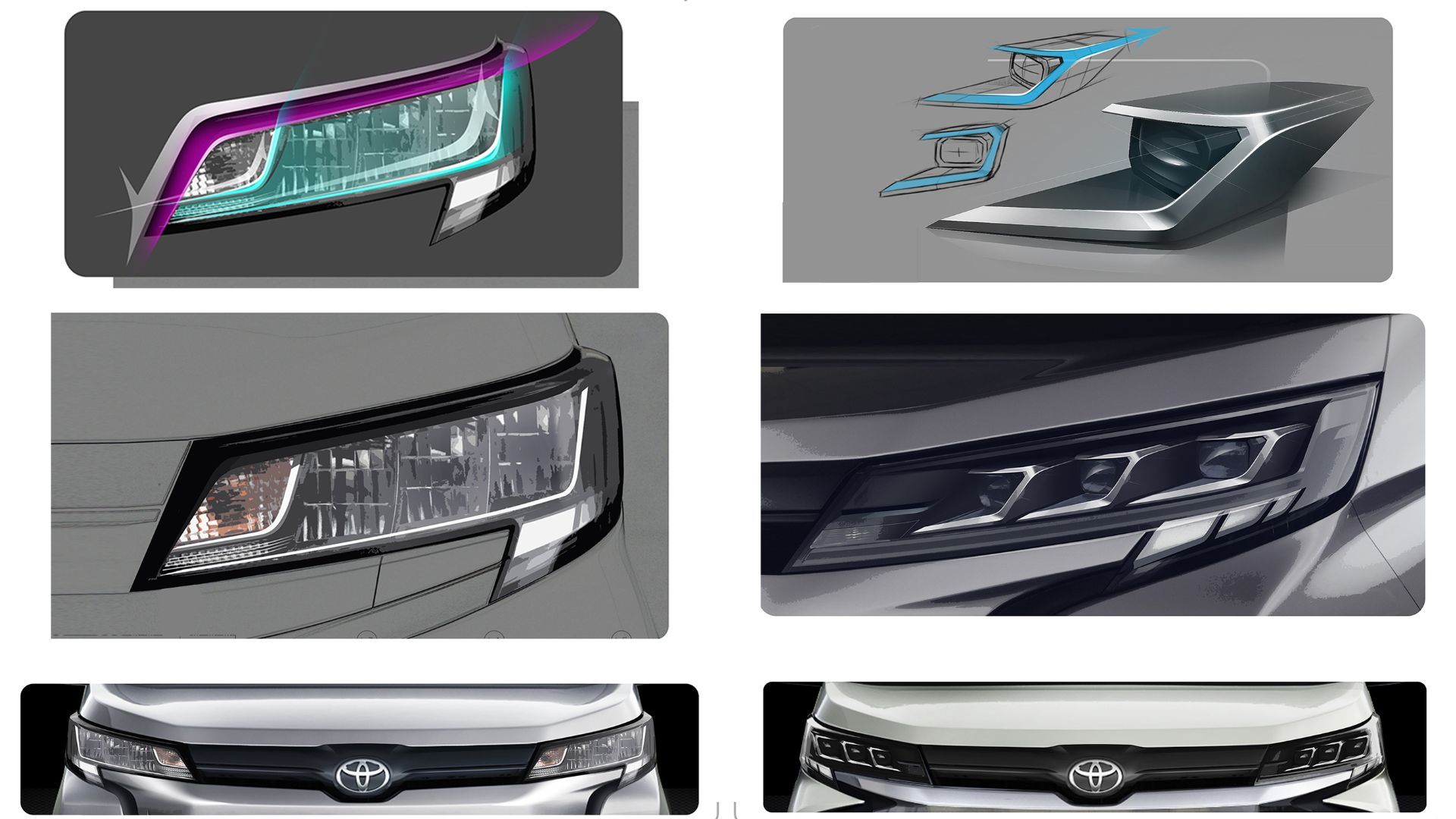 7_ヘッドランプまわりのスケッチ（ノア）