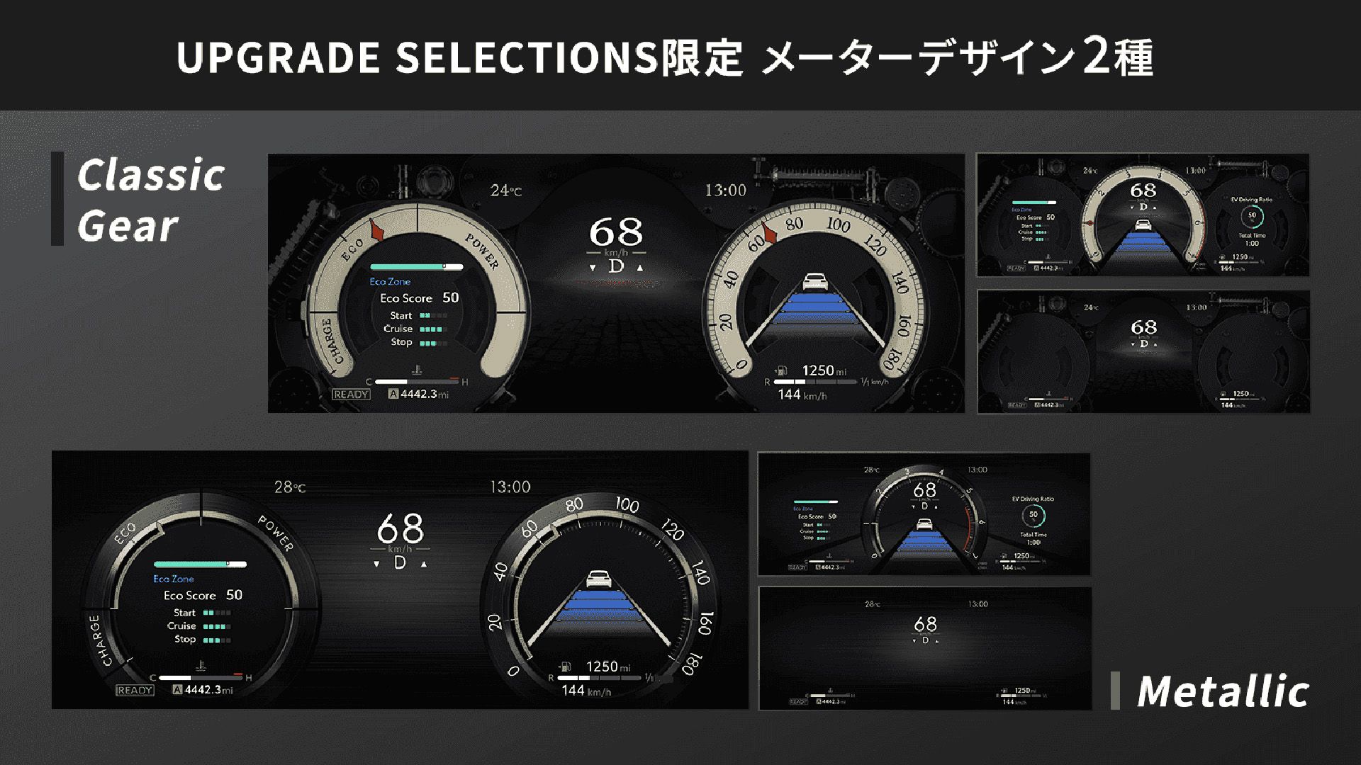KINTO FACTORY限定メーターデザイン