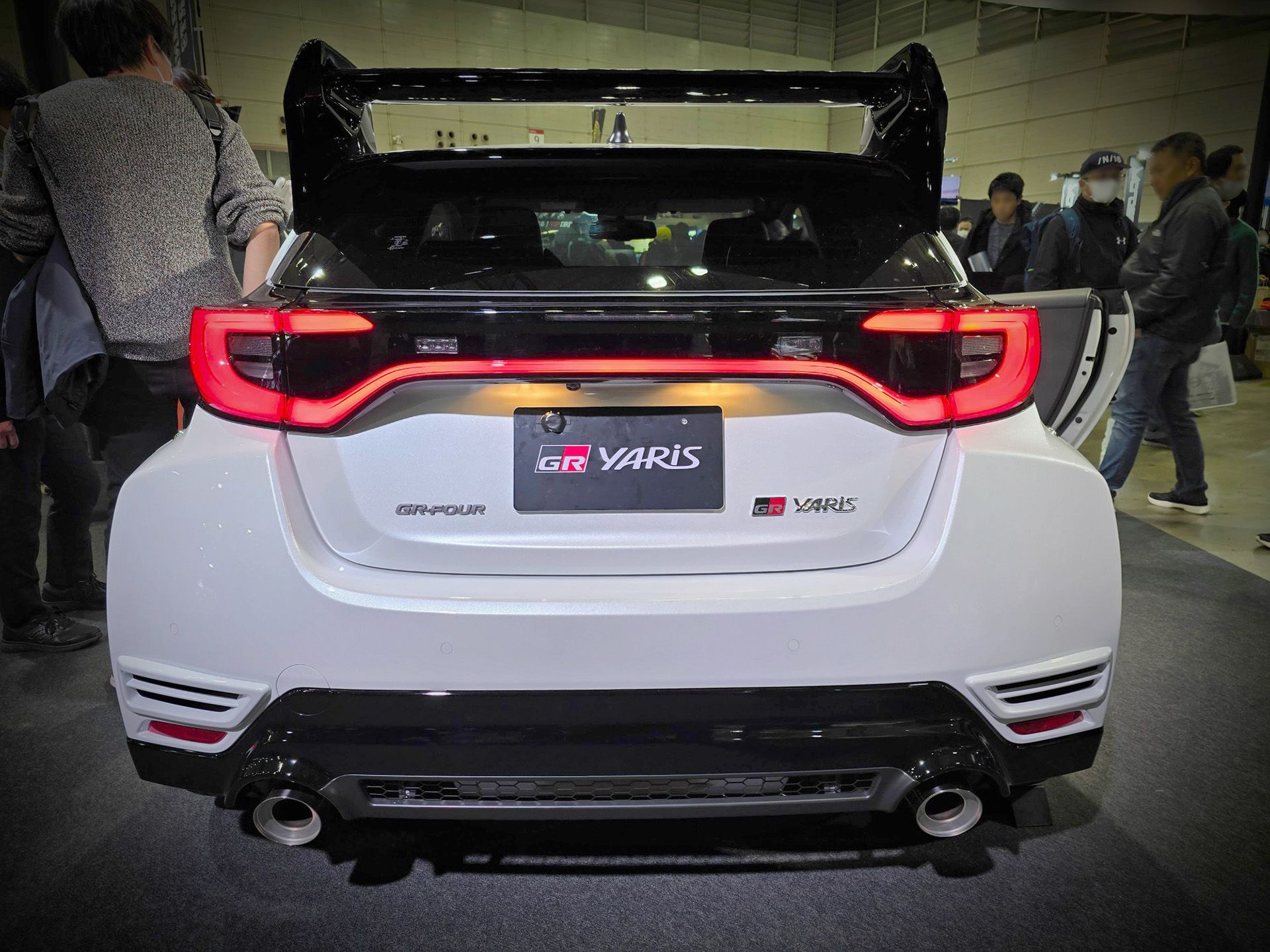 TOYOTA GAZOO Racing（GR YARIS AERO PACKAGE PROTOTYPE）リヤまわり