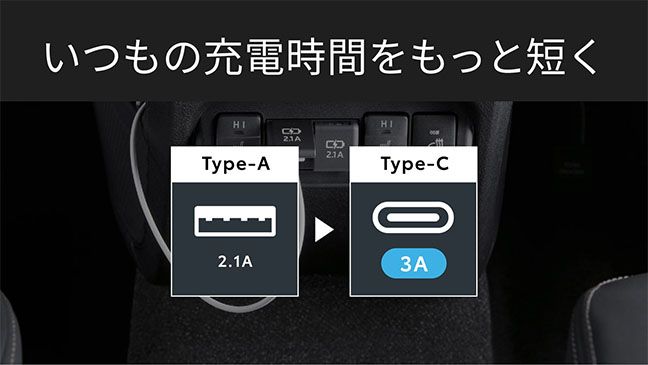 先代のシエンタ（170系）のUSBポートをType-AからType-Cへ交換する方法とメリットを解説
