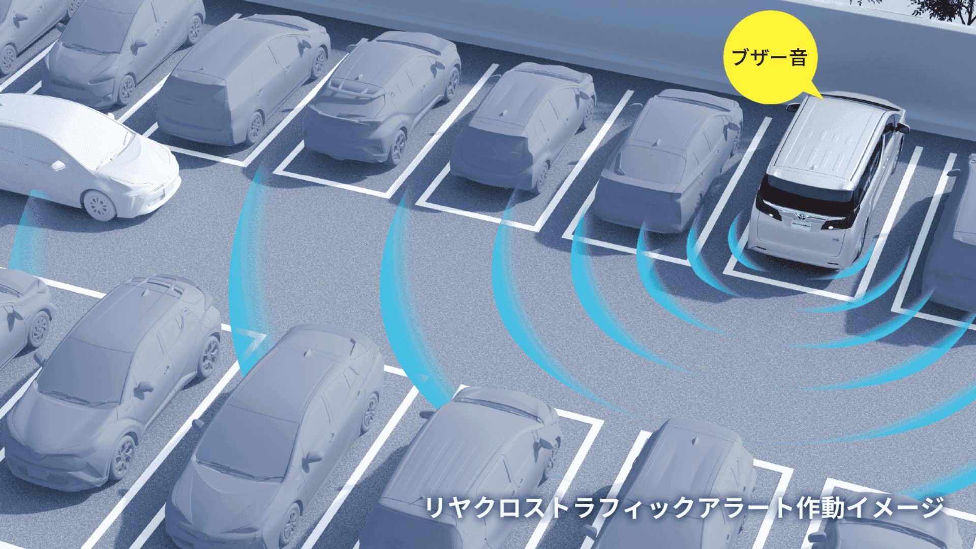 リヤクロストラフィックアラート