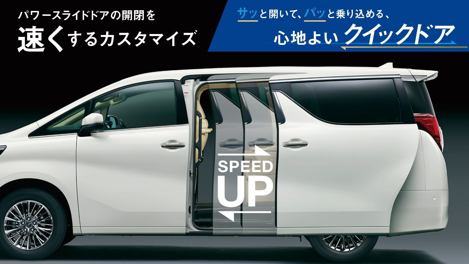 スライドドア速度アップ