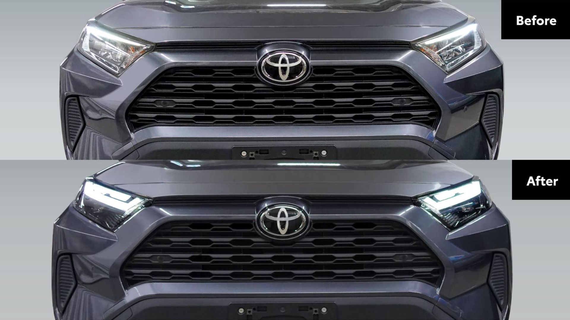 トヨタRAV4純正左右ヘッドライト(HV仕様)