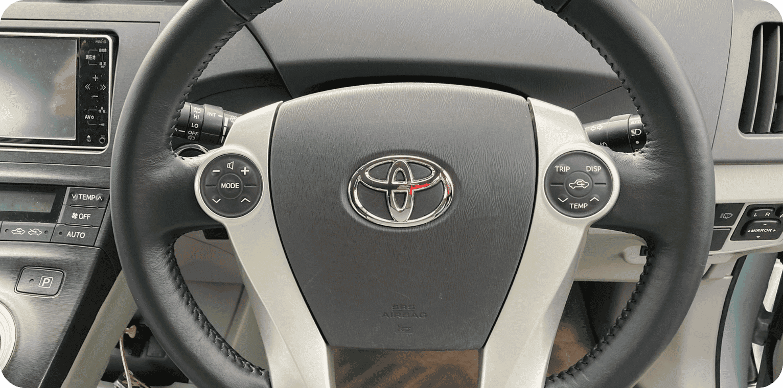 満足度90点。運転中、いつも握るハンドルをグレードアップ!本革の握り