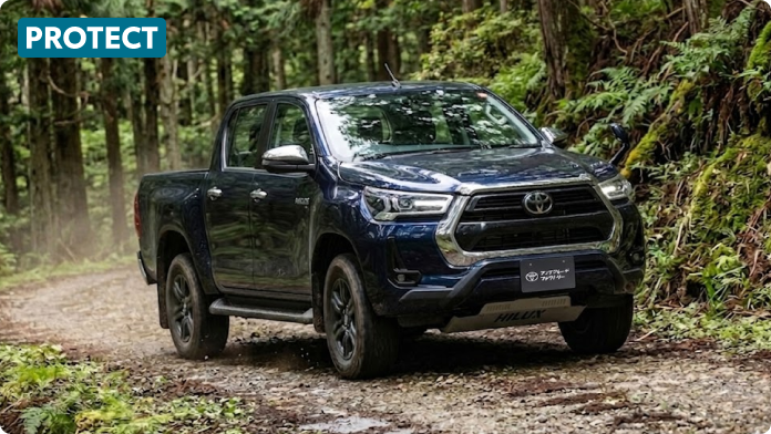 ハイラックス(2017～2024)(TOYOTA)のカスタム 士別フィン付きアンダー