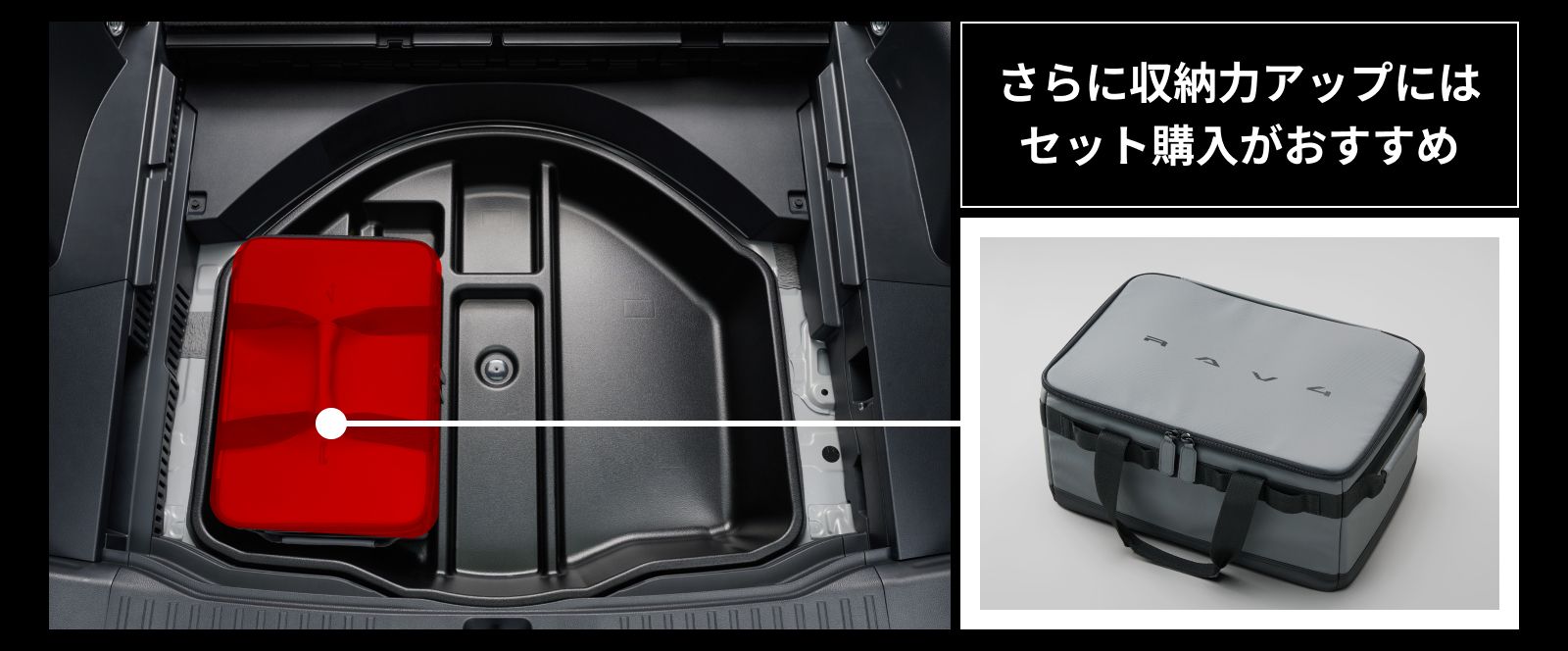 RAV4(2025～)(TOYOTA)のカスタム ラゲージアンダーボックス｜TOYOTA