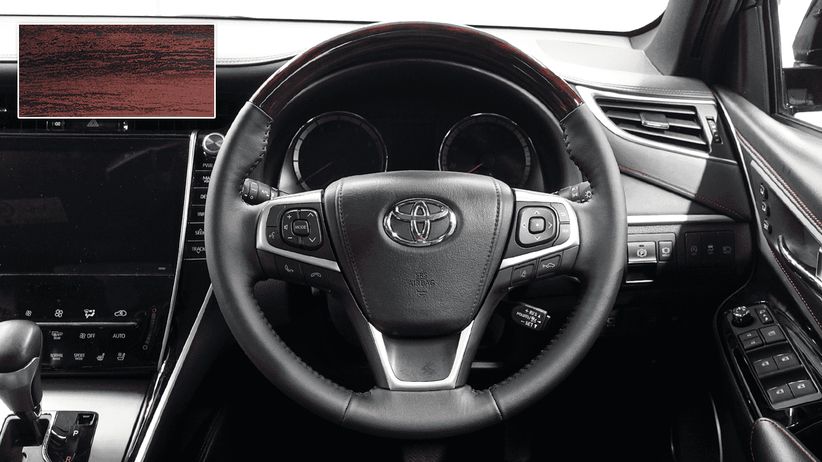 ハリアー(2013～2020)(TOYOTA)のカスタム 本革ステアリング交換