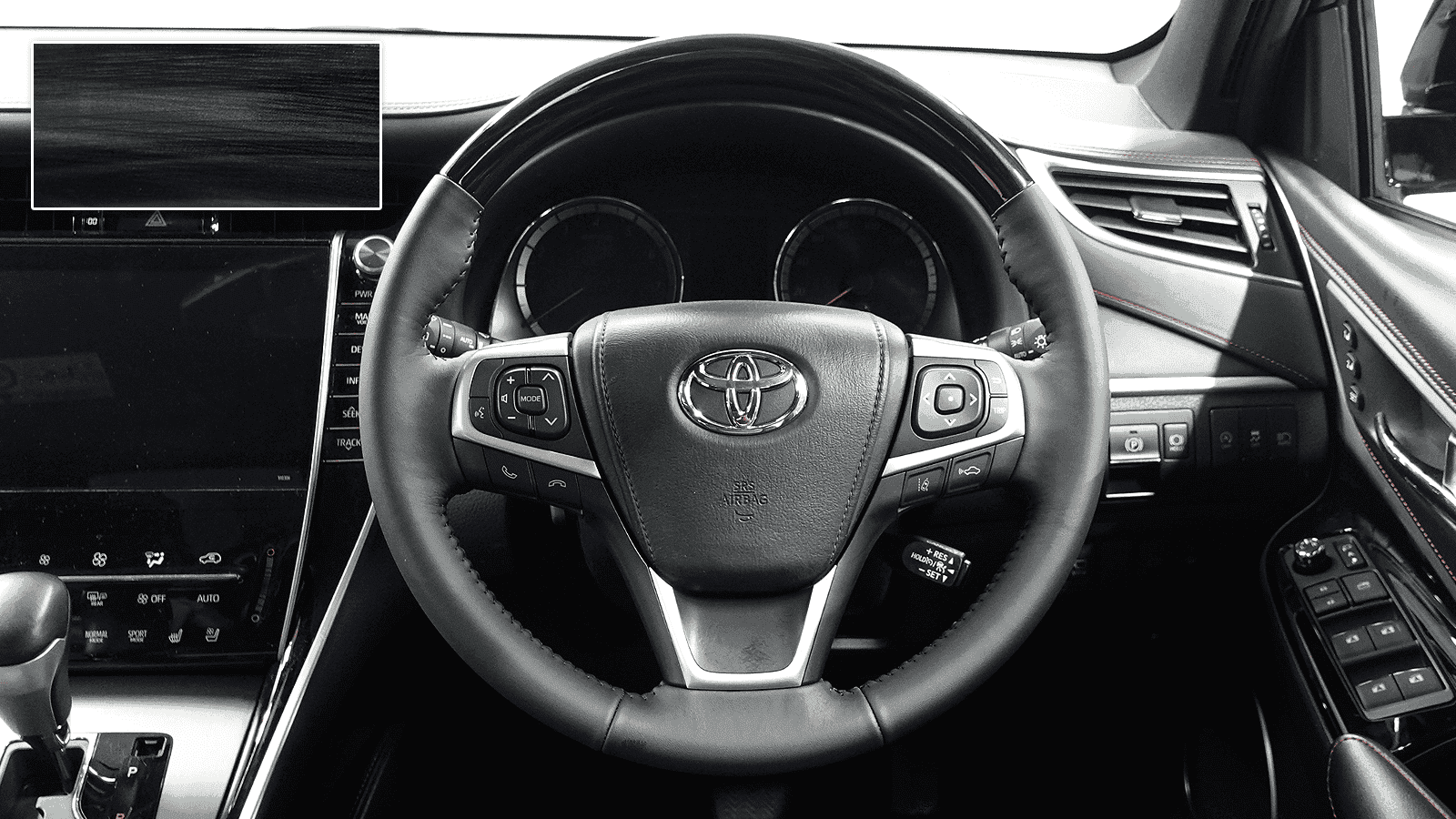 ハリアー(2013～2020)(TOYOTA)のカスタム 本革ステアリング交換