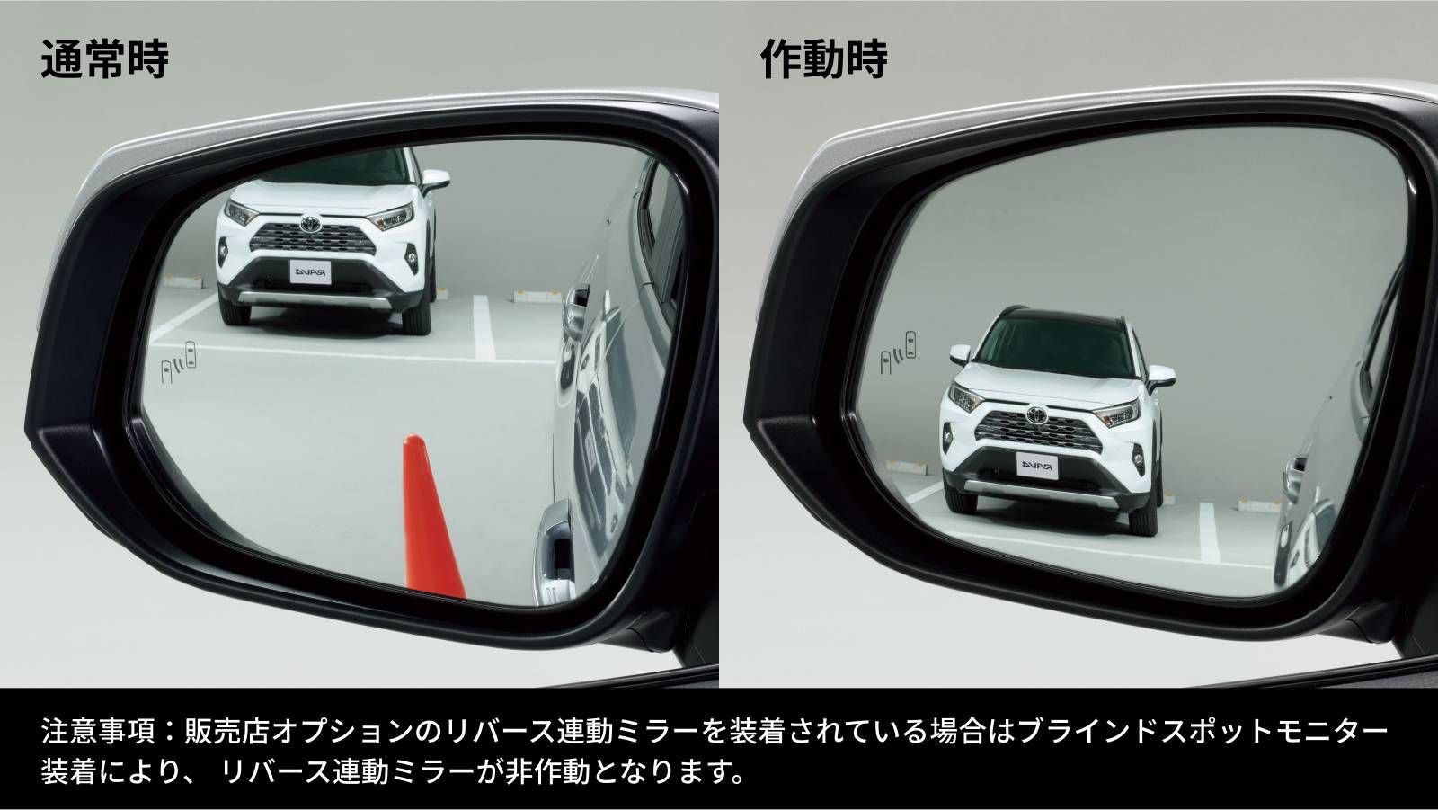 リバース 連動 販売 ミラー rav4